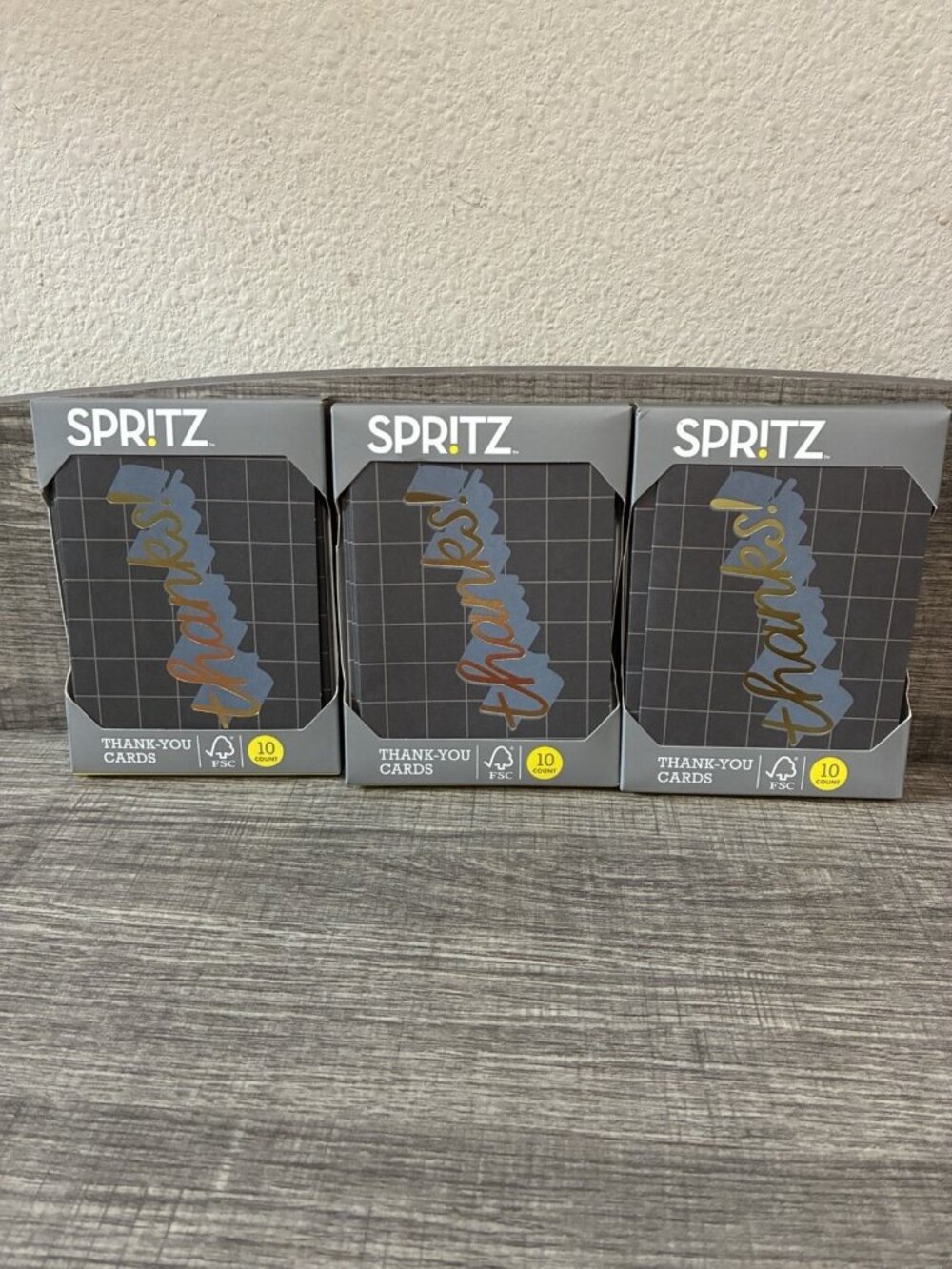 Speitz Thank You Cards With Envelopes Three Packs Of 10 Total 30 Cards